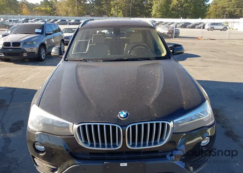 2016 BMW X3 xDrive28I из США, поврежденный, VIN 5UXWX9C54G0D73166